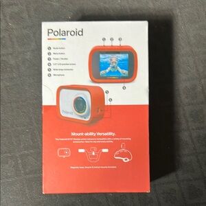 Polaroid Orange Action Camera (never been opened)